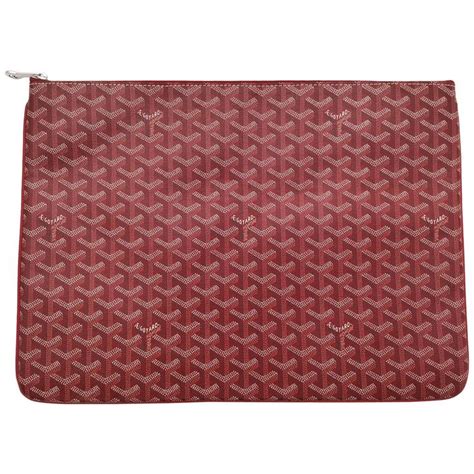 red goyard clutch|goyard clutch men.